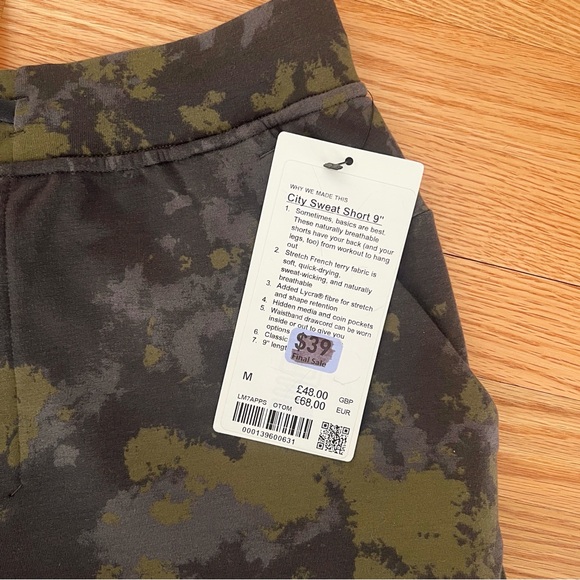 Lululemon City Sweat Short 9" NWT - Picture 5 of 8